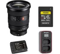 Sony FE 16-35mm f2.8 GM II noir + Sony CFexpress Type A TOUGH 80Go Carte memoire + batterie Kingma 2000 mAh (Sony NP-FZ100) + Kingma chargeur de batterie