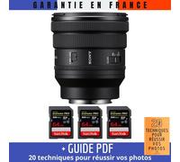 Sony FE 16-35mm PZ F4 G + 3 SanDisk 64GB Extreme PRO UHS-II SDXC 300 MB/s + Guide PDF '20 TECHNIQUES POUR RÉUSSIR VOS PHOTOS