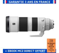 Sony FE 200-600 mm F5.6-6.3 G OSS + Ebook '20 Techniques pour Réussir vos Photos' - Objectif Sony