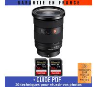 Sony FE 24-70mm F2.8 GM II + 2 SanDisk 64GB Extreme PRO UHS-II SDXC 300 MB/s + Guide PDF '20 TECHNIQUES POUR RÉUSSIR VOS PHOTOS