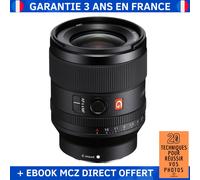 Sony FE 35mm f/1.4 GM + Ebook '20 Techniques pour Réussir vos Photos' - Objectif Sony