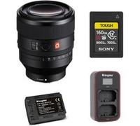 Sony FE 50mm f1.2 GM noir + Sony CFexpress Type A TOUGH 160Go Carte memoire + batterie Kingma 2000 mAh (Sony NP-FZ100) + Kingma chargeur de batterie