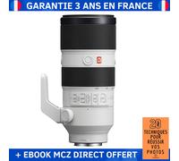 Sony FE 70-200mm f/2.8 GM OSS + Ebook '20 Techniques pour Réussir vos Photos' - Objectif Sony