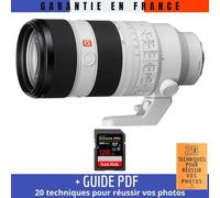 Sony FE 70-200mm F2.8 GM OSS II + 1 SanDisk 128GB Extreme PRO UHS-II SDXC 300 MB/s + Guide PDF '20 TECHNIQUES POUR RÉUSSIR VOS PHOTOS