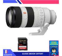 Sony FE 70-200mm F2.8 GM OSS II + 1 SanDisk 64GB Extreme PRO UHS-II SDXC 300 MB/s + Ebook 'Devenez Un Super Photographe' - Objectif Sony FE pour Sony Hybride
