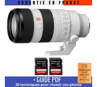Sony FE 70-200mm F2.8 GM OSS II + 2 SanDisk 64GB Extreme PRO UHS-II SDXC 300 MB/s + Guide PDF '20 TECHNIQUES POUR RÉUSSIR VOS PHOTOS