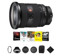 Sony FE Objectif 24-70 mm f/2.8 GMaster II pour monture E - Objectif zoom standard rapide avec filtre de protection UV Tiffen 82 mm, kit logiciel Corel et chiffon de nettoyage - Ensemble essentiel