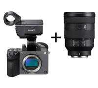 Sony FX2 avec poignée XLR + FE 24-105mm f/4 G OSS + Garantie 5 Ans