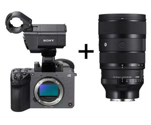 Sony FX2 avec poignée XLR + Sigma 28-45mm f/1.8 DG DN Art