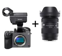 Sony FX2 avec poignée XLR + Sigma 28-70mm f/2.8 DG DN Contemporary + Garantie 5 Ans