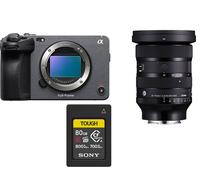 SONY FX3 A Boîtier +objectif Sigma 24-70 mm f/2.8 DG DN II Art (Sony E)+Sony 80GB Tough CFexpress Type A 800MB/s