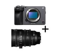 Sony FX3A + Sigma 28-45mm T2 FF AF Cine Line - Métrique + Garantie 5 Ans