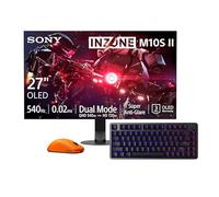 Sony INZONE M10 II 27“ OLED QHD PC Gaming Monitor + INZONE Keyboard (US) & Fnatic Gaming-Mouse