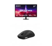 Sony INZONE M9II 27" 4K Ultra HD PC Gaming Monitor, Schwarz + INZONE Gaming-Mouse