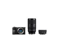 Sony Kit photo animalière Alpha 6700KB E PZ 16-50 mm F3.5-5.6 OSS II Noir + objectif E 70-350 mm F4.5-6.3 G OSS