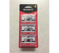 Sony MC90 microcassette Audio Cassettes Lot de 6