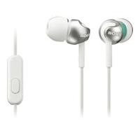 Sony MDR-EX110APW Ecouteurs Intra-auriculaires avec Microphone - Blanc