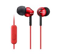 Sony MDR-EX110AP - Écouteurs avec microphone - intra-auriculaire - filaire - fiche 3,5 mm - rouge