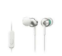 Sony MDR-EX110APW Ecouteurs Intra-auriculaires avec Microphone - Blanc
