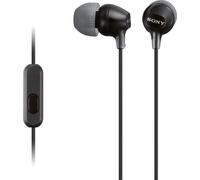 Sony MDR-EX15AP - EX Series MDREX15APB.CE7 Ecouteurs avec microphone - intra-auriculaires - filaires - fiche de 3,5 mm