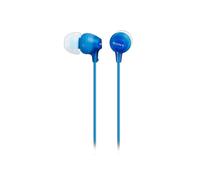 Sony MDR-EX15LPLI Écouteurs intra-auriculaires filaires bleu, 8-22000Hz, 16 Ohm, 100dB, câble 1.2m, connecteur plaqué or, unité 9mm, 3g