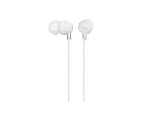 Sony MDR-EX15LPW Écouteurs intra-auriculaires filaires Blanc, 8-22000Hz, 16 Ohm, 100dB, câble 1.2m, connecteur plaqué Or, unité 9mm, 3g