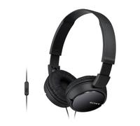 Sony MDR-ZX110AP, Avec fil, Bandeau, Binaural, Circumaural, 12 - 22000 Hz, Noir