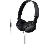 Sony MDR-ZX110AP - Casque avec microphone - circum-aural - filaire - fiche 3,5 mm - noir