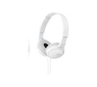 Sony MDR-ZX110AP/W Casque Arceau Filaire Blanc 12-22000Hz Impédance 24 Ohm Sensibilité 98dB Câble 1.2m Microphone Intégré