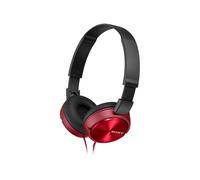 Sony MDR-ZX310APR Casque Arceau Rouge : Filaire, Supra-Aural, 10-24000Hz, 24 Ohm, 98dB, Aimant Néodyme 30mm, Microphone Intégré, 1.2m