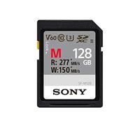 Sony Memory SF-M128 Carte mémoire numérique SDHC SF-M Series UHS-II U3 V60 128 Go en Lecture 277 Mo/s d'écriture 150 Mo/S