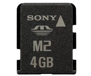 Sony MSA4GU2 Memory Stick Micro Avec adaptateur M2 / USB 4 Go