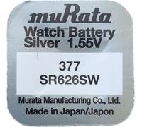 Sony/Murata 377 Montre à quartz à oxyde d'argent Piles 1.55 Volt