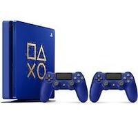 Sony PlayStation 4 slim 500 Go [Days of Play Liaveced Edition incl. 2 manette sans fil] bleu Reconditionné Très bon état