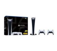 Sony PlayStation 5 Digital Edition + 2 DualSense 825 Go Wifi Noir, Blanc G