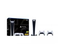 Sony Console de jeux PlayStation 5 825GB Édition digitale avec 2 manettes DualSense Blanche