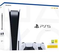 Sony, PlayStation 5 Édition Standard, PS5 avec 2 Manettes Sans Fil DualSense, Couleur : Blanche
