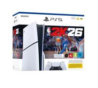 Sony PlayStation 5 Slim - NBA 2K26 Bundle 1,02 To Wifi Noir, Blanc