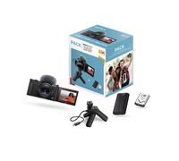 Sony Appareil photo compact ZV-1 pour vlogging – Capteur 1" CMOS Exmor RS – Poignée incluse – Noir
