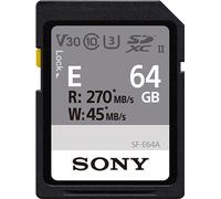 Sony SDXC E series 64GB UHS-II Class 10 U3 V30