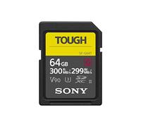 Sony Carte mémoire SDXC Tough SF-G64T 64 Go UHS-II R300 V90 Classe 10