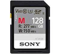 Sony SFG1M Carte mémoire SD UHS-II SDXC 128Go (Vitesse de lecture jusqu'à 260Mo/s et vitesse de l'écriture 100Mo/s)
