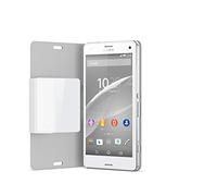 Sony Smart Style Etui de Protection Compatible avec Sony Xperia Z3 Compact - Blanc