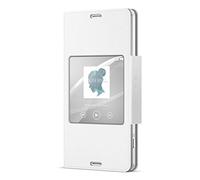 Sony Smart Style Etui de Protection Compatible avec Sony Xperia Z3 Compact - Blanc
