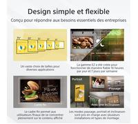 Sony FW-43EZ20L Écran d'affichage dynamique Écran plat de signalisation numérique 109,2 cm (43") LED Wifi 350 cd/m² 4K Ultra HD Noir Android 16/7