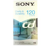 Sony - Sony CD 120 - Cassette VHS Vierge - 120 Minutes
