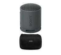 Sony SRS-XB100 Enceinte de voyage sans fil Bluetooth portable légère Noir avec étui de transport (2 articles)