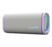 Sony ULT FIELD 5 - Enceinte portable Bluetooth puissante, batterie 25 heures, 2 modes ULT POWER SOUND, IP67, étanche à l'eau et à la poussière, éclairage à 360°, bandoulière amovible, compacte - Blanc