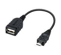 Sony VMC-UAM2 - Adaptateur de données - connecteur du caméscope mâle pour USB femelle - 10 cm - noir - pour Handycam FDR-AX40, AX43, AX55, AX60, AXP55, HDR-CX450, CX455, CX485, CX680, PJ675...