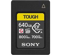 Sony VPG400 Tough CFexpress Carte mémoire Flash Haute Vitesse Classe G 640 Go Type A (800 Mo/s en Lecture et 700 Mo/s en écriture) CEA-G640T